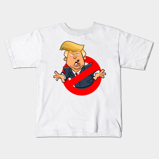 Trump Busters Kids T-Shirt by binarygod